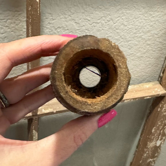 Antique Primitive Wood Spool Loom Bobbin - Picture 4 of 4